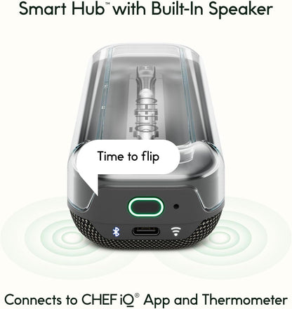 Professional Product Title: "Wireless Smart Food Thermometer with Extended Probe, Bluetooth Connectivity, and Remote Monitoring for BBQ Grill, Oven, Smoker, and Air Fryer"