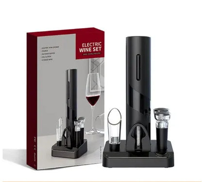 Electric Wine Opener with USB Charging - Automatic Corkscrew for Easy Wine Bottle Opening at Home